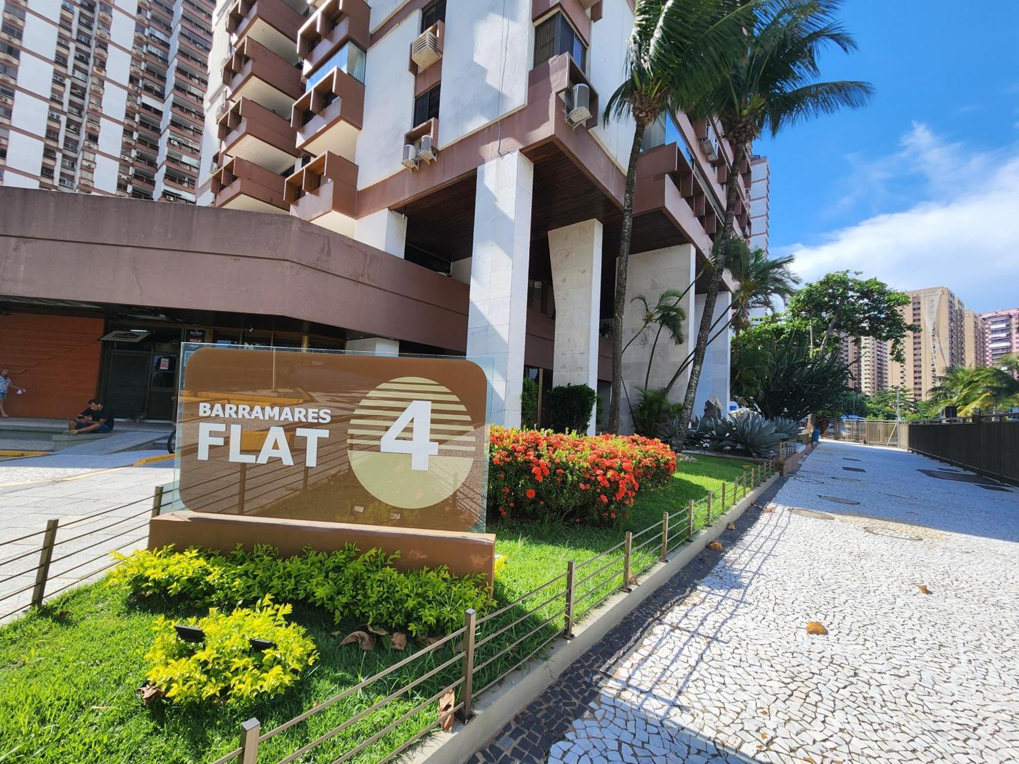 Apartamento Barramares Flat - Condominio Em Frente A Praia Da Barra Da Tijuca Ρίο ντε Τζανέιρο Εξωτερικό φωτογραφία